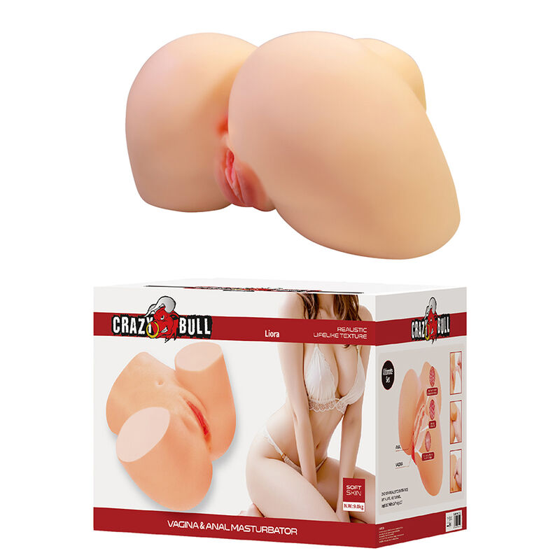CRAZY BULL - LIORA XXL MASTURBADOR VAGINAL E ANAL DUPLO - Image 12