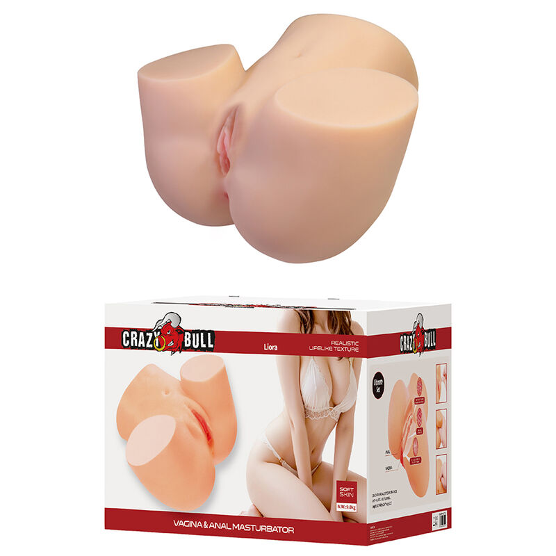 CRAZY BULL - LIORA XXL MASTURBADOR VAGINAL E ANAL DUPLO - Image 8