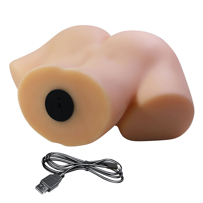CRAZY BULL - VIVIAN DOUBLE MASTURBATEUR VIBRANT VAGINAL ET ANAL FLESH – Image 4