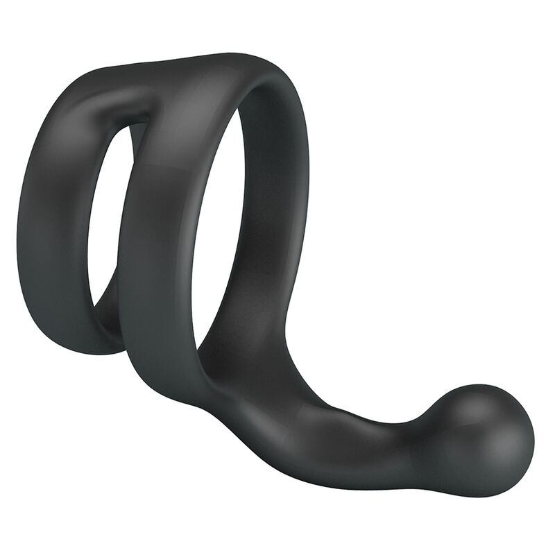 CRAZY BULL - YANCY DOUBLE ANNEAU DE PÉNIS ET DE TESTICULES NOIR – Image 5