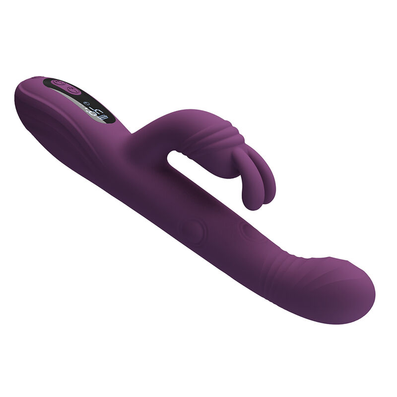PRETTY LOVE - DEE VIBRATEUR LAPIN MULTIFONCTION OSCILLANT ET À PERCUSSION VIOLET – Image 4