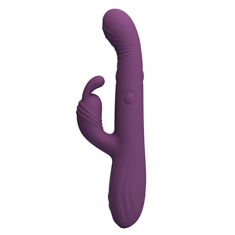 PRETTY LOVE - DEE VIBRATEUR LAPIN MULTIFONCTION OSCILLANT ET À PERCUSSION VIOLET – Image 6