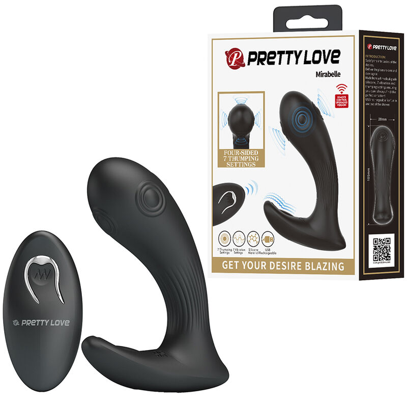 PRETTY LOVE - MIRABELLE VIBRADOR PROSTÁTICO CON CONTROL REMOTO - Imagen 9
