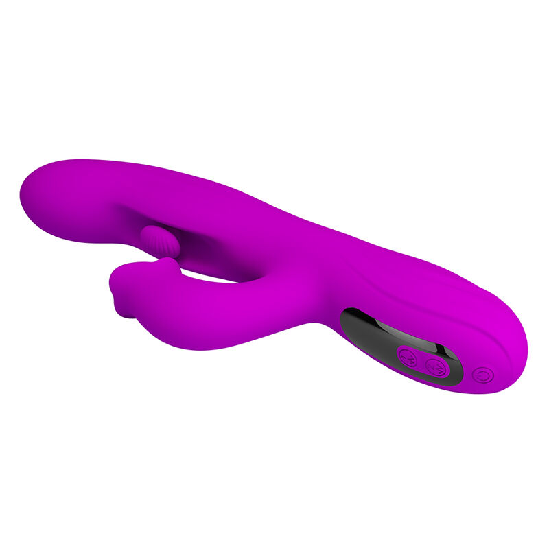 PRETTY LOVE - VIBRATEUR OSCILLANT LAPIN YALANDA AVEC AFFICHAGE LED VIOLET – Image 4