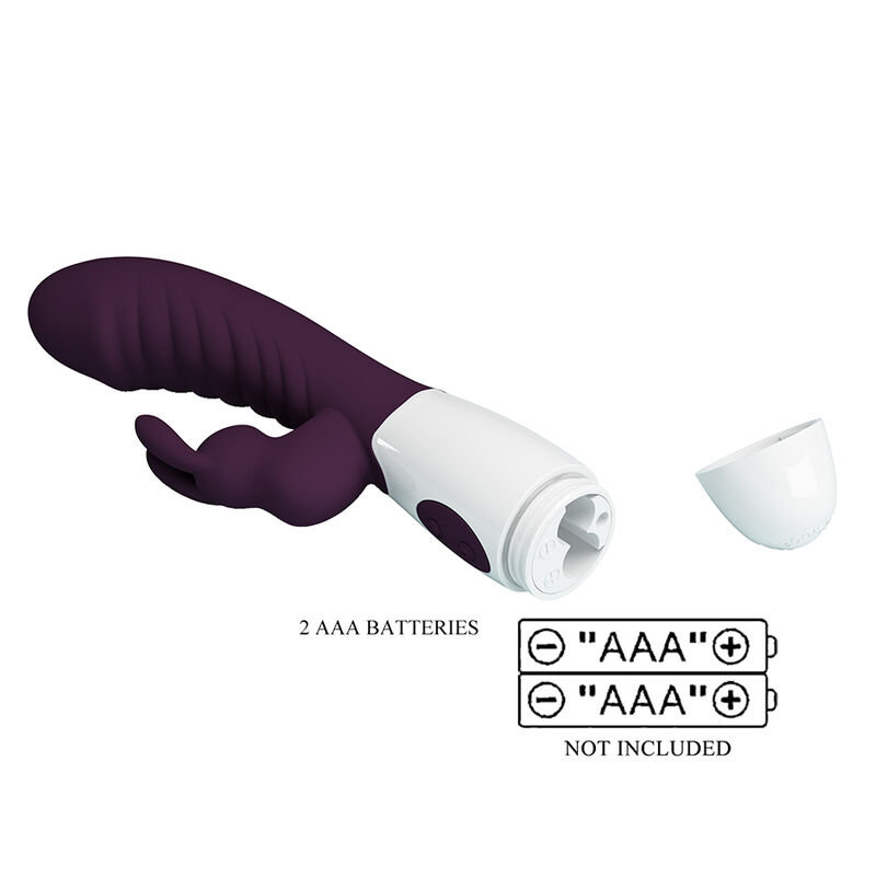 PRETTY LOVE - VIBRATEUR LAPIN NAUGHTY BUNNY 30 FONCTIONS VIOLET – Image 4