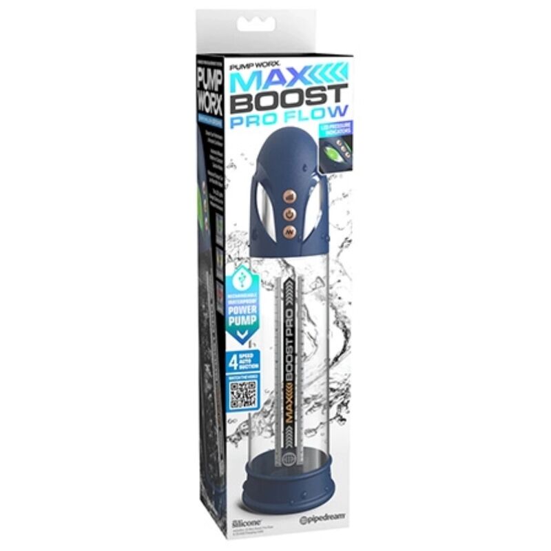 PUMP WORX - MAX BOOST PRO FLOW BLEUE 30,5 CM – Image 3