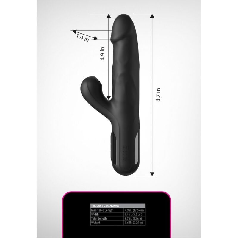 FETISH FANTASY SERIES - VIBRADOR COELHO DE SILICONE SONIX PRETO - Image 7