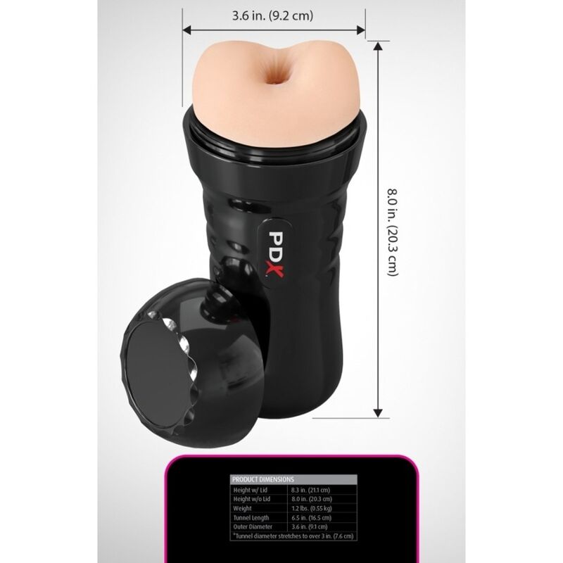 PDX EXTREME - WET BUSSIES SUPER BANGIN' BUTTHOLE ANAL STROKER 20,8 CM – Image 4