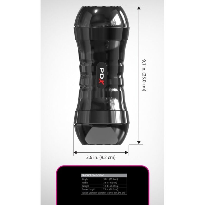 PDX EXTREME - WET PUSSIES SUPER FLIP-A-PUSSY OVER STROKER RÉVERSIBLE 21,6 CM – Image 4
