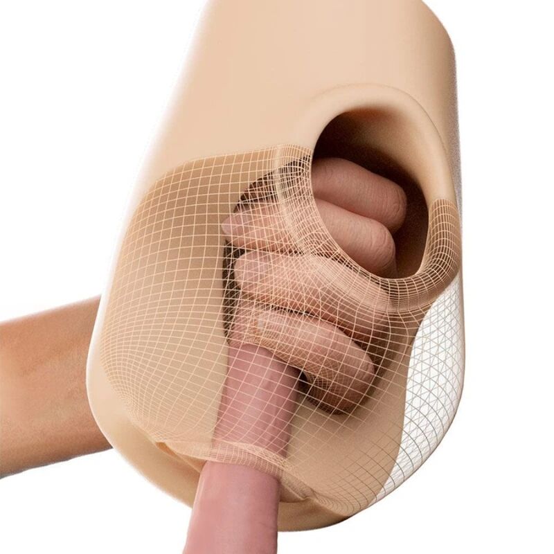 PDX PLUS - VISAGE RÉALISTE VAGIN PUSSY POUNDER SQUEEZE STROKER 18 CM – Image 5