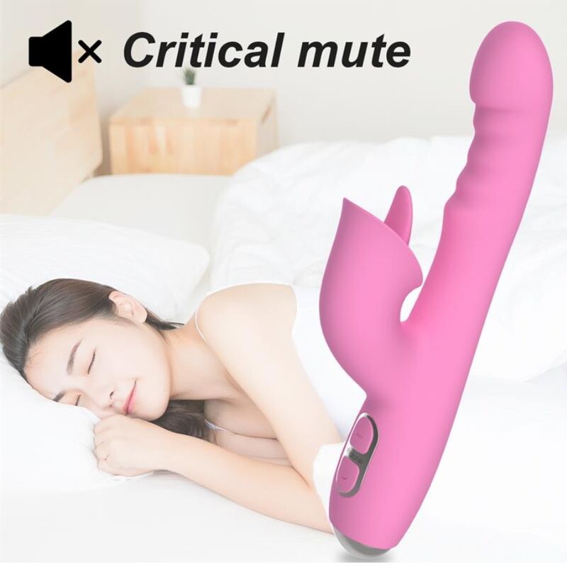 NALONE - T-MAY VIBRATEUR LAPIN MAGIC STICK ROSE – Image 12