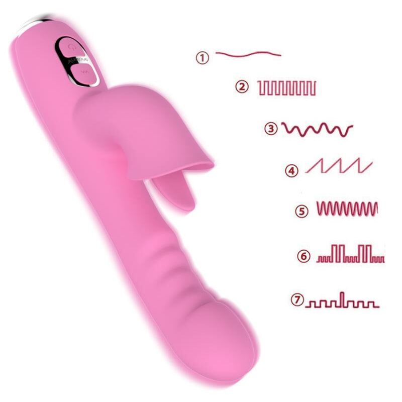 NALONE - T-MAY VIBRATEUR LAPIN MAGIC STICK ROSE – Image 9