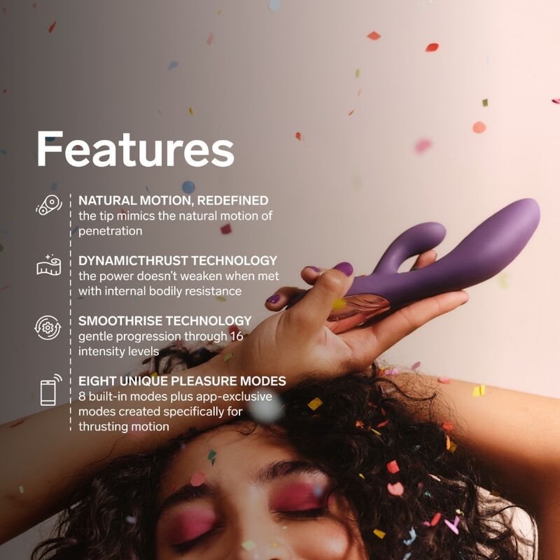 LELO - INA THRUST RABBIT VIBRATEUR À POUSSÉE VIOLET – Image 8
