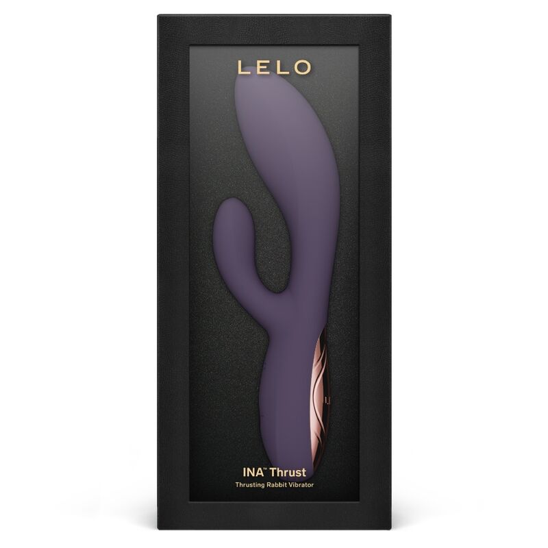LELO - INA THRUST RABBIT VIBRATEUR À POUSSÉE VIOLET – Image 12