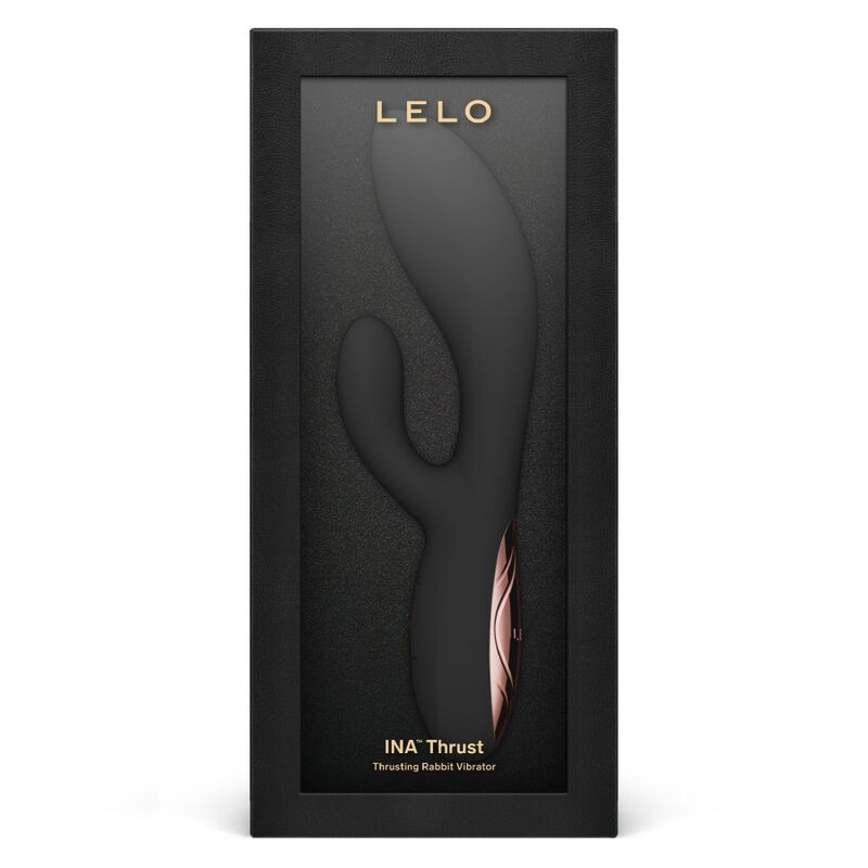 LELO - INA THRUST RABBIT VIBRATEUR À POUSSÉE NOIR – Image 11