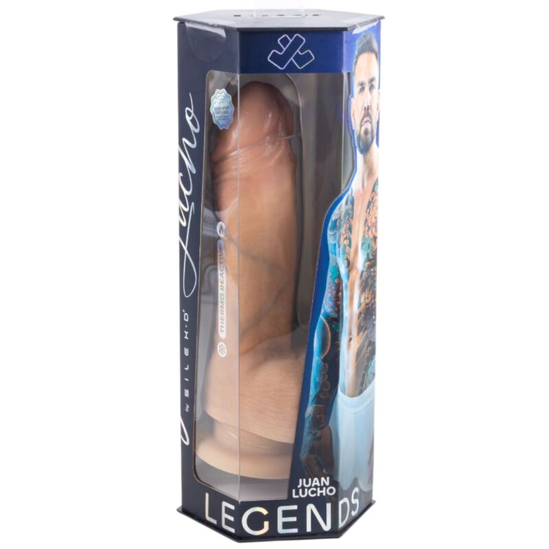 SILEXD - JUAN LUCHO LEGENDS SUPER REALISTISCHER PENIS, THERMOREAKTIVES PREMIUM SILEXPAN 23,3 CM – Bild 4