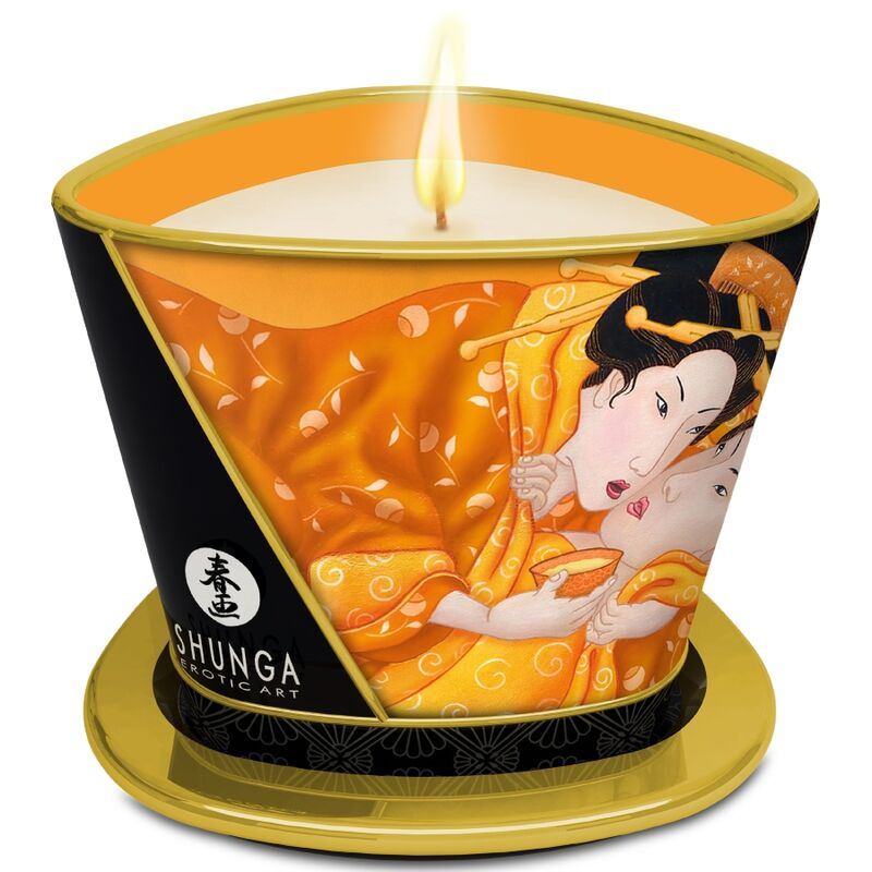 SHUNGA - BOUGIE DE MASSAGE MANGUE 170 ML – Image 3