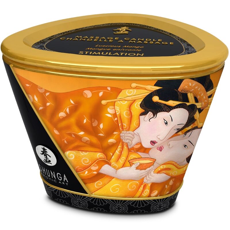 SHUNGA - BOUGIE DE MASSAGE MANGUE 170 ML – Image 5