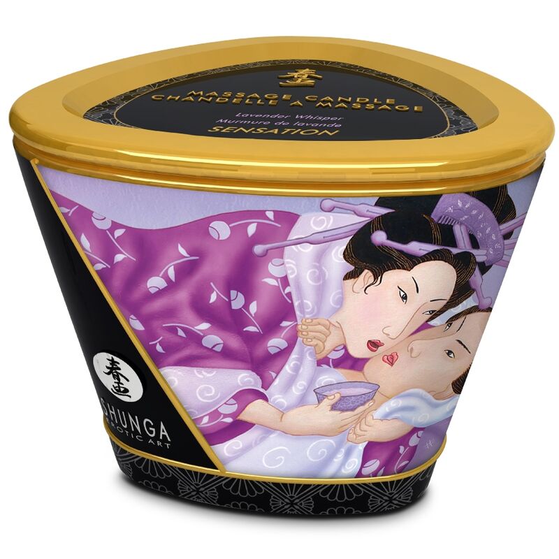 SHUNGA - MASSAGEKERZE LAVANDER 170 ML – Bild 2
