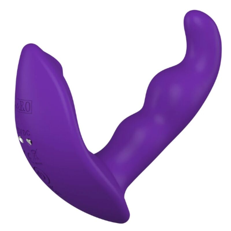 SHE.E.O - ESTIMULADOR ANAL VIBRADOR ROTATIVO CON CONTROL REMOTO MORADO - Imagen 7