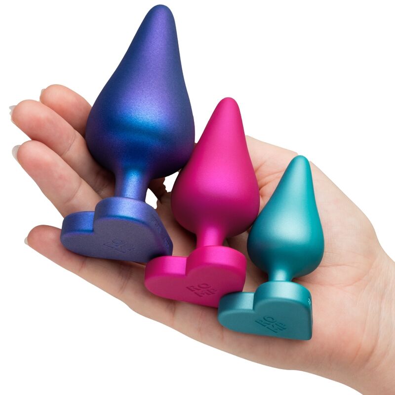 ROMP - LUSTER KIT DE ENTRENAMIENTO ANAL S/M/L CON BASE EN FORMA DE CORAZÓN - Imagen 3