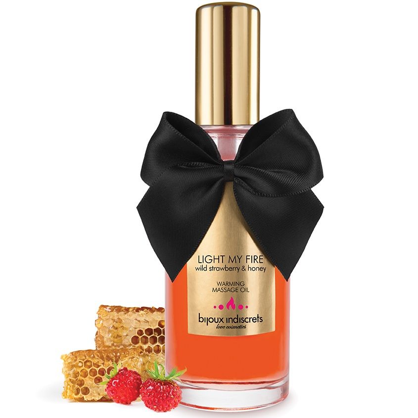BIJOUX - HUILE DE MASSAGE EFFET CHALEUR ARÔME FRAISE – Image 2