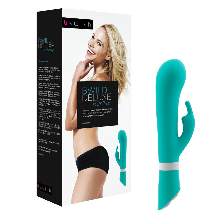 B SWISH - BWILD DELUXE BUNNY RABBIT VIBRATOR JADE - Image 6