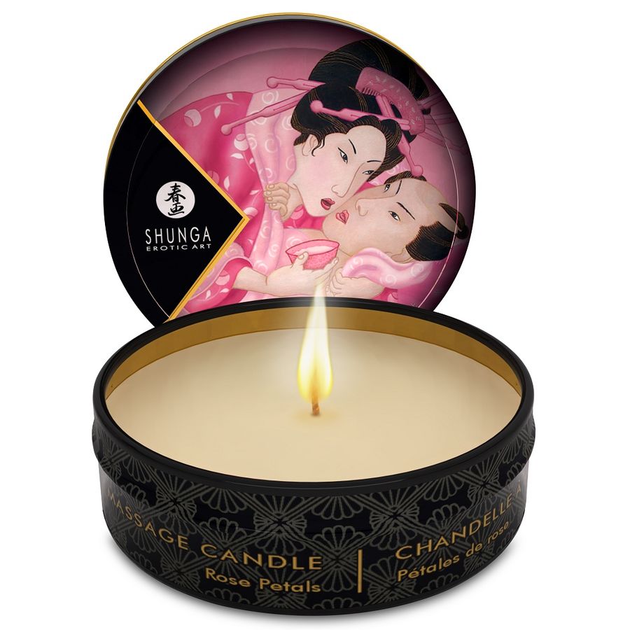 SHUNGA - MINI CARESS BY CANDLELIGHT DISPLAY VELAS MASAJE 24 UDS - Imagen 7