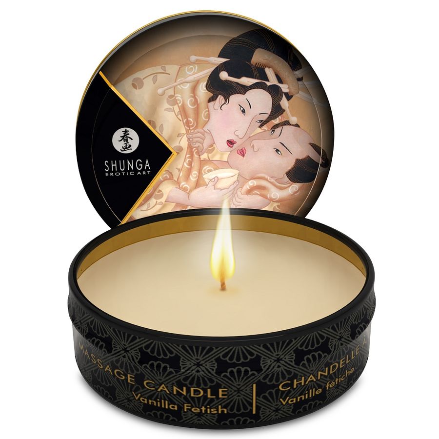 SHUNGA - MINI CARESS BY CANDLELIGHT DISPLAY VELAS MASAJE 24 UDS - Imagen 6