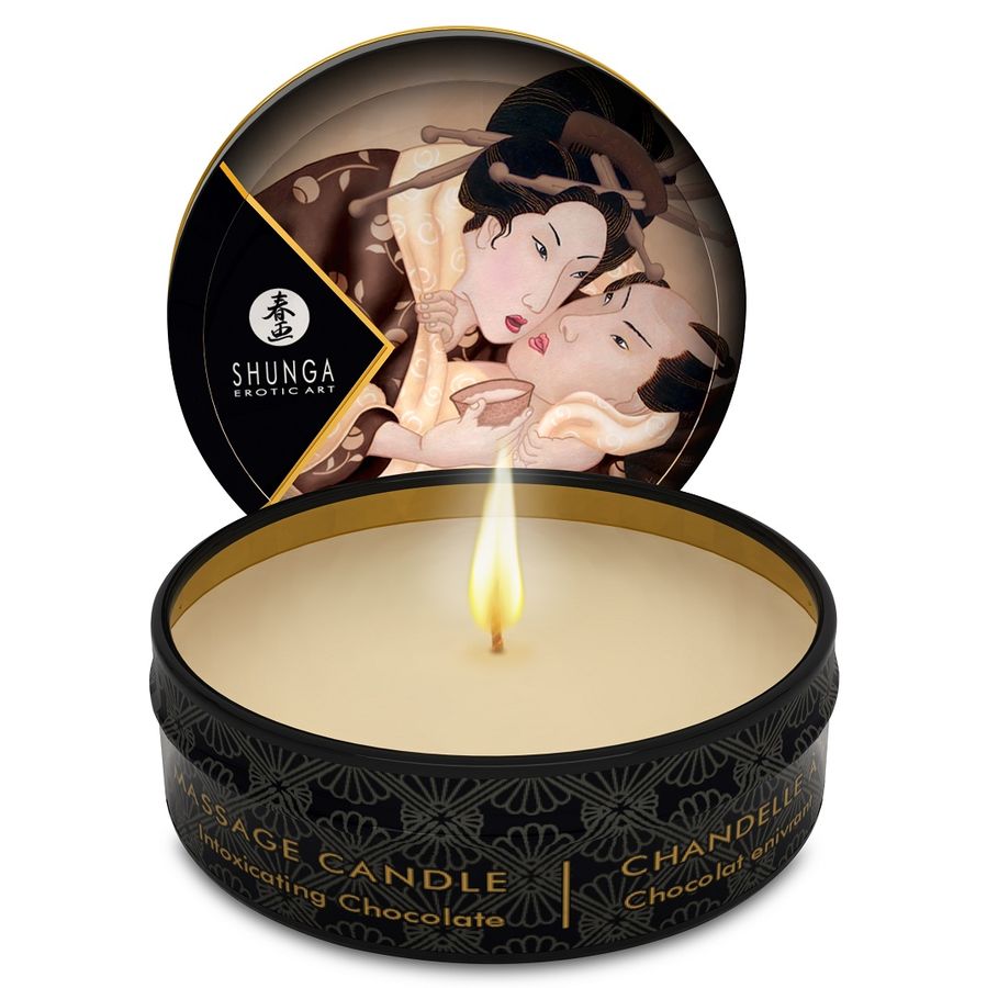 SHUNGA - MINI CARESS BY CANDLELIGHT DISPLAY VELAS MASAJE 24 UDS - Imagen 3