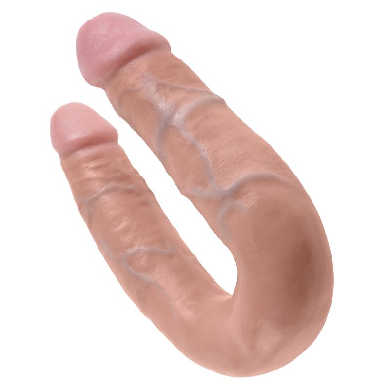 KING COCK - U-SHAPED MEDIUM DOUBLE TROUBLE FLESH 13.9 CM - Image 2