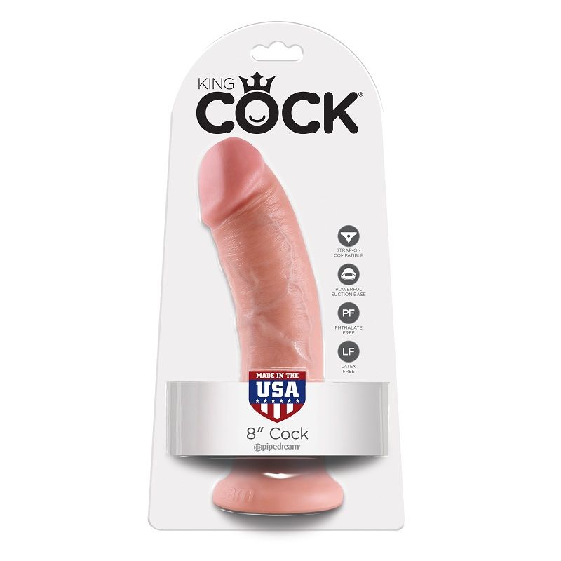 KING COCK - 8 DILDO FLESH 20.3 CM - Image 4