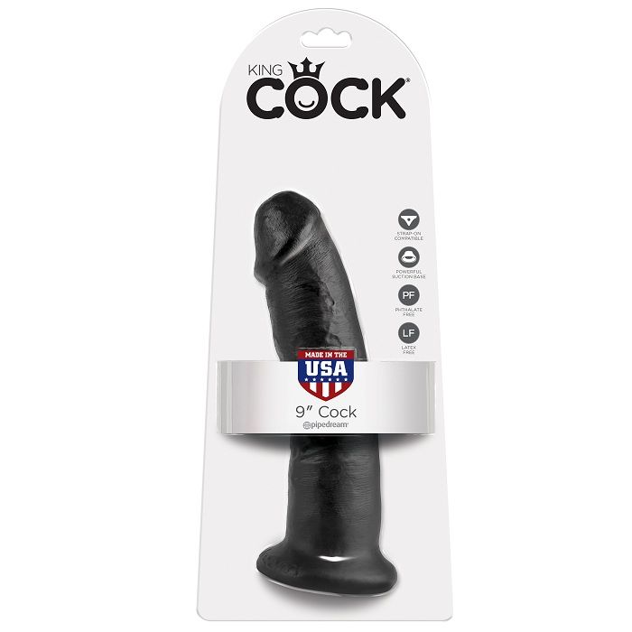 KING COCK - 9 DILDO BLACK 22.9 CM - Image 4
