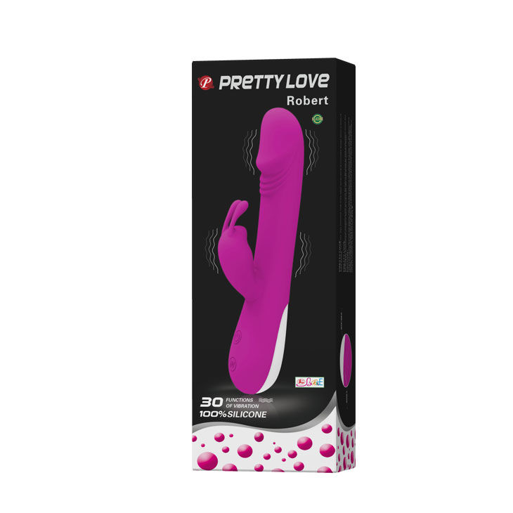 PRETTY LOVE - FLIRTATION VIBRATEUR ROBERT AVEC STIMULATEUR DE CLITORIS – Image 6