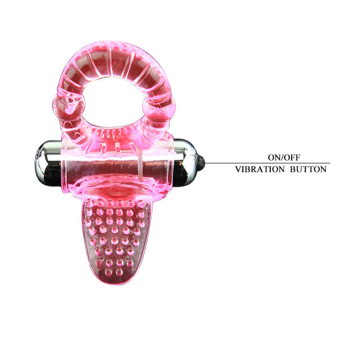 BAILE - ANNEAU PÉNIS VIBRATEUR ROSE SWEET ABS 10 RYTHMES – Image 5