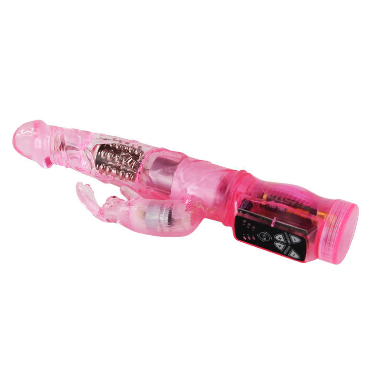 BAILE - MINI ROTATEUR LAPIN ROSE AVEC SUPERSTIMULATEUR – Image 2