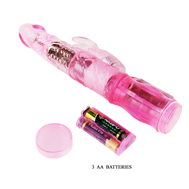 BAILE - MINI ROTATEUR LAPIN ROSE AVEC SUPERSTIMULATEUR – Image 6