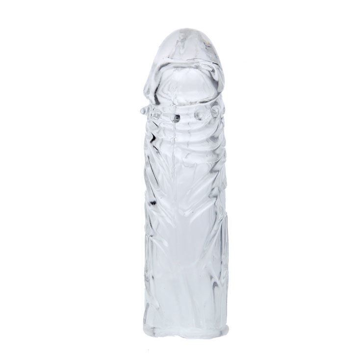 BAILE - COUVERCLE DE PÉNIS EN SILICONE TRANSPARENT 13 CM – Image 7
