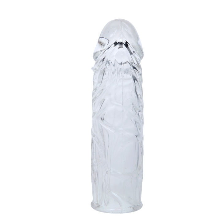 BAILE - COUVERCLE DE PÉNIS EN SILICONE TRANSPARENT 13 CM – Image 6
