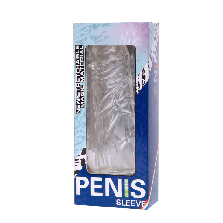 BAILE - COUVERCLE DE PÉNIS EN SILICONE TRANSPARENT 13 CM – Image 2