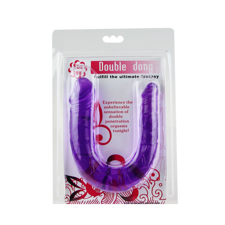 BAILE - DOUBLE DONG DILDO DOBLE LILA - Imagen 5