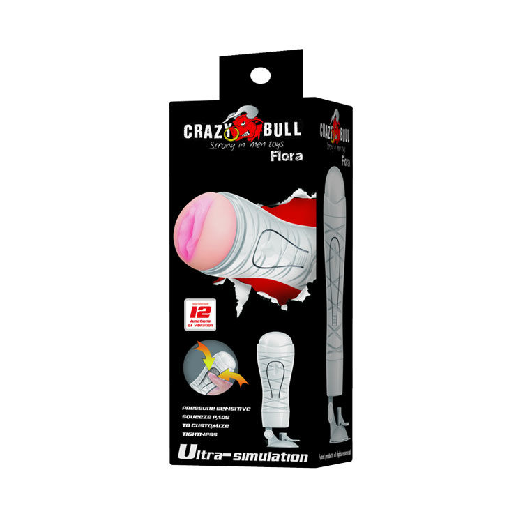 CRAZY BULL - FLORA MASTURBADOR VAGINA RECARGABLE - Imagen 2