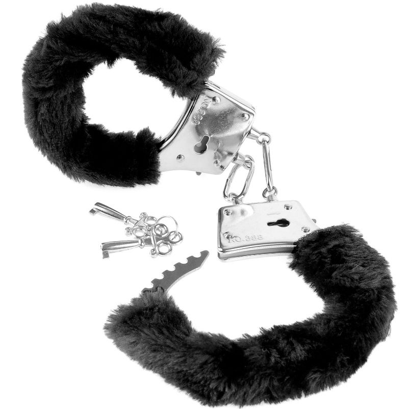 FETISH FANTASY SERIES - FURRY CUFFS PRETO - Image 2