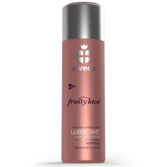 SWEDE - FRUITY LOVE LUBRIFIANT VIN MOUSSEUX FRAISE 50 ML – Image 2
