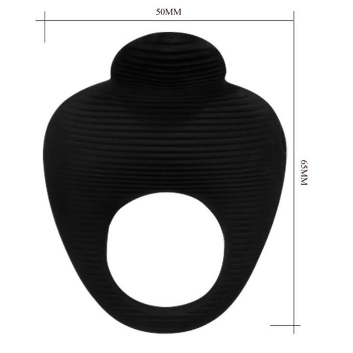 PRETTY LOVE - THIMBLE ANNEAU VIBRATEUR NOIR – Image 4