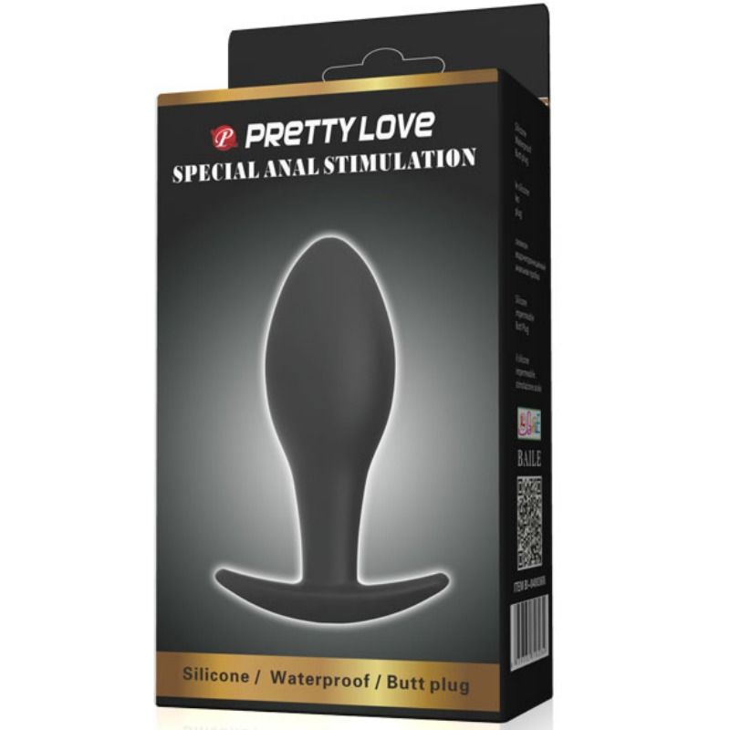 PRETTY LOVE - PLUG ANAL NCORA DE SILICONE 8.5 CM PRETO - Image 6