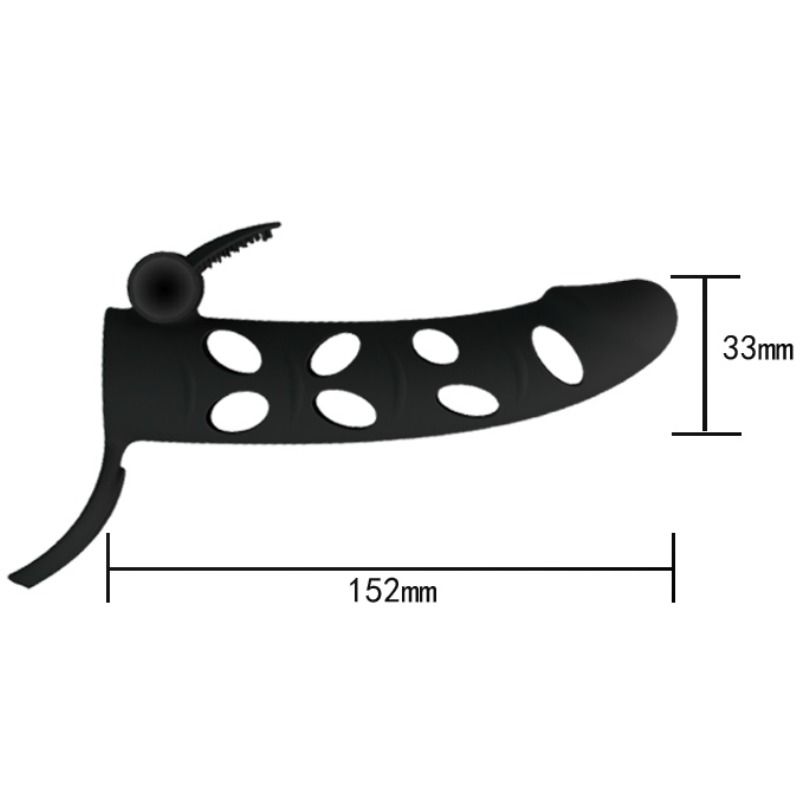 PRETTY LOVE - HOUSSE EN SILICONE AVEC VIBRATION 15.2 CM – Image 5