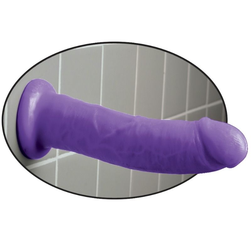 DILLIO - DILDO CON VENTOSA 20.32 CM LILA - Imagen 2