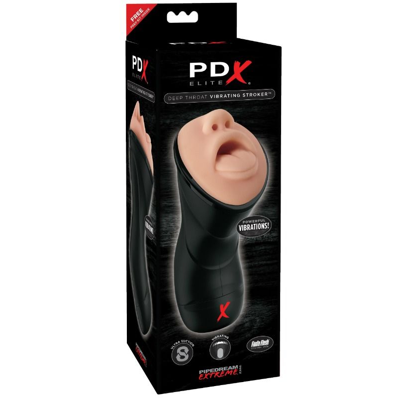 PDX ELITE - GARGANTA PROFUNDA VIBRADOR STROKER - Image 5