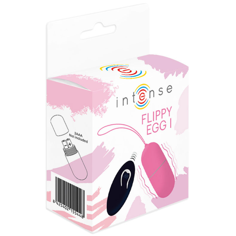 INTENSE - OEUF VIBRANT FLIPPY I AVEC TÉLÉCOMMANDE ROSE – Image 4